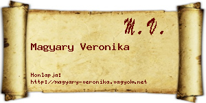 Magyary Veronika névjegykártya